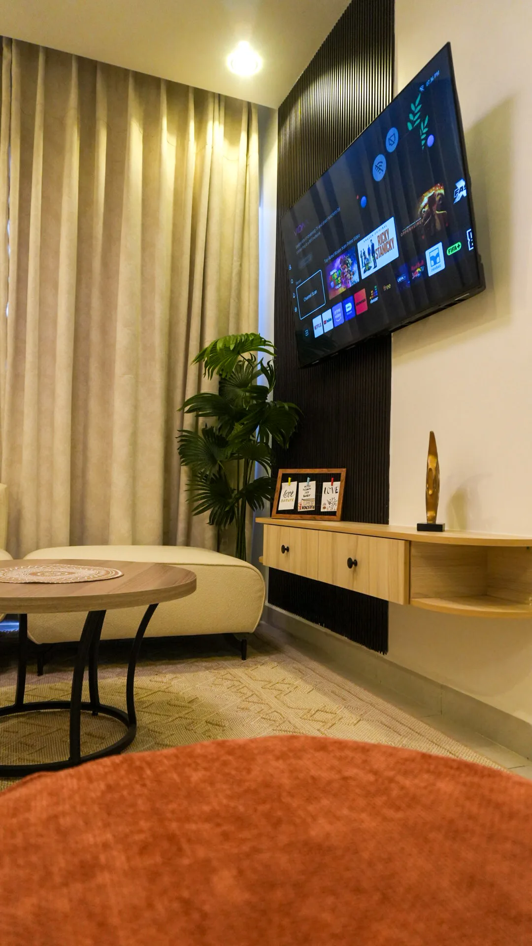 Superior 1BDR Living Room